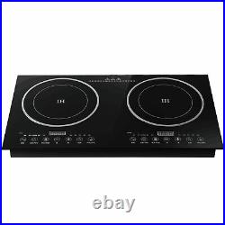 Induction Cooktop 2 Burners Electric Hob Cook Top Stove Ceramic Cooktop 110V New Induction Cooktop 2 Burners Electric Hob Cook Top Stove Ceramic Cooktop 110V New