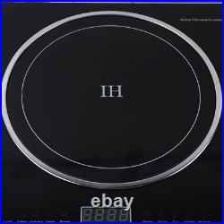 Induction Cooktop 2 Burners Electric Hob Cook Top Stove Ceramic Cooktop 110V New