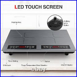 Induction Cooktop 24 Inch Stove 120V Electric Cooktop 2400W 9Power Touch Control
