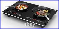 Induction Cooktop Dual Burner Electric Cooktop Stove Induction Cooker 110V 4000W