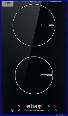 Induction Cooktop, ECOTOUCH 2 Burners Built-in Induction Cooker, INDH320B