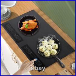 Induction Cooktop Electric Cooktop 24 inch LED Touch Screen Burner With Timer 2KW