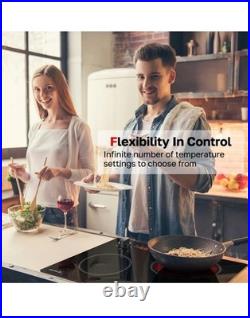 Induction Cooktop, thermomate Built-in Radiant Electric Stove Top, 9 Power Levels