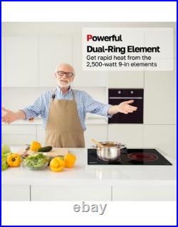 Induction Cooktop, thermomate Built-in Radiant Electric Stove Top, 9 Power Levels