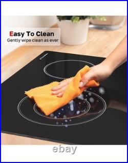 Induction Cooktop, thermomate Built-in Radiant Electric Stove Top, 9 Power Levels