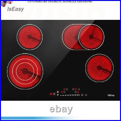 IsEasy 30'' Electric Vitro Ceramic Surface Radiant Electric Cooktop With 4 Burners