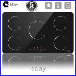 IsEasy 36 Electric Induction Cooktop Stove Built-in 5 Burners Touch Control US