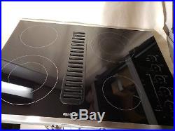 JED4430WS01 Jenn air Glass Ceran electric 30 inch Cooktop Downdraft Touch Smooth