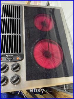 JENN AIR 30 Downdraft STAINLESS GLASS TOP BURNERS WORKS GREAT