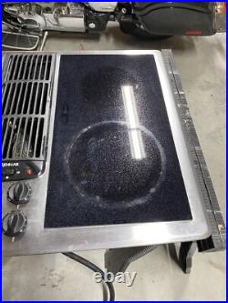 JENN AIR 30 Downdraft STAINLESS GLASS TOP BURNERS WORKS GREAT