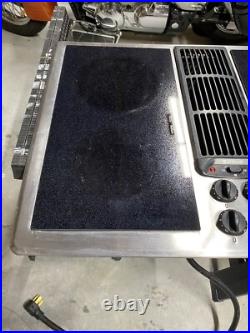 JENN AIR 30 Downdraft STAINLESS GLASS TOP BURNERS WORKS GREAT