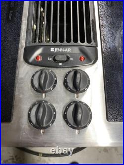 JENN AIR 30 Downdraft STAINLESS GLASS TOP BURNERS WORKS GREAT
