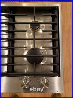 JENN AIR 36 Cooktop Stove Natural Gas 5 Burner Stainless Steel JGC536GS