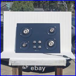 JENN-AIR Black Gas Cook Top CCG4573 Modern Glass 4-Burner Clean S1