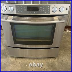 Jenn Air 30-3/4 in. Electric 5-Burner Smoothtop Slide-in Range JES8850CAS Jenn Air 30-3/4 in. Electric 5-Burner Smoothtop Slide-in Range JES8850CAS