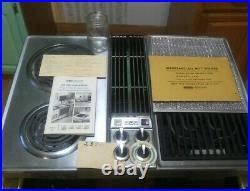Jenn Air 30 Electric Downdraft Stainless Cooktop Element Grates Rock Coil Top