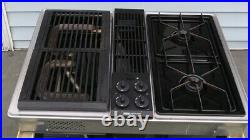 Jenn Air 30 Gas Cooktop CG206S. Stainless Steel Downdraft withGrill-READ