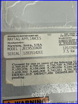 Jenn Air 30'' JEC9530ADB Electric Cooktop Maytag 12835142EE 5 Burners Jenn Air 30'' JEC9530ADB Electric Cooktop Maytag 12835142EE 5 Burners