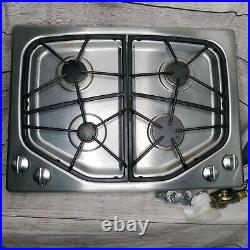 Jenn Air 30 Stainless Gas Cooktop Electronic Ignition Range With 4 Burners