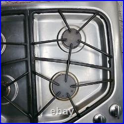 Jenn Air 30 Stainless Gas Cooktop Electronic Ignition Range With 4 Burners