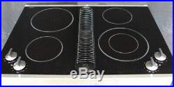 Jenn-Air 30 inch electric downdraft radiant glass cooktop black JED8430BDS