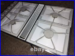 Jenn Air 34 CVGX2423W Natural gas cooktop Downdraft