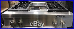 Jenn-Air 36 Stainless Steel Pro-Style Gas Rangetop With Griddle JGCP536WP