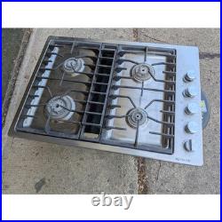 Jenn-Air 4-Burner 30 Downdraft Natural Gas Cooktop JGD3430BS00 UNTESTED