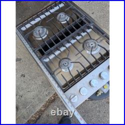 Jenn-Air 4-Burner 30 Downdraft Natural Gas Cooktop JGD3430BS00 UNTESTED