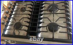 Jenn-Air 4-Burner 30 Inch Propane Cooktop Model JGD3430BS00 With Downdraft