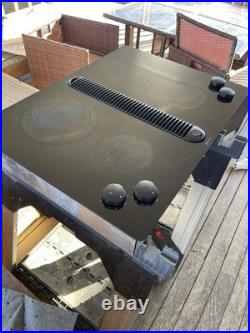 Jenn-Air 4 Burner Glass Radiant Cooktop 30 Downdraft JED8430ADB