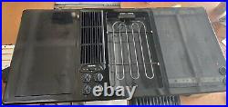 Jenn Air 45 Downdraft Cooktop Designer Line 3 Bay Electric Glass With Grill