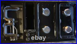 Jenn Air 45 Natural Gas Downdraft Cooktop 4 Burners With Grill Black JGD8345ADB