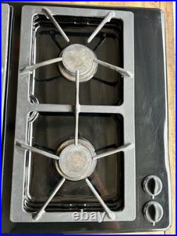 Jenn Air 45 Natural Gas Downdraft Cooktop 4 Burners With Grill Black JGD8345ADB