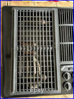 Jenn Air 45 Natural Gas Downdraft Cooktop 4 Burners With Grill Black JGD8345ADB