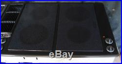 Jenn Air 45 downdraft electric cooktop black 4 burners +grill +griddle JED8345A