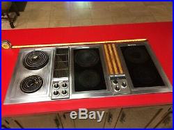 Jenn-Air 48 3-Bay Downdraft Electric Convertible Cooktop Indoor Grill
