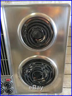 Jenn-Air C202 Stainless Downdraft Cooktop Used Tested