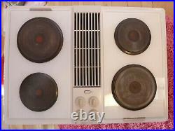 Jenn Air C236w Electric Cooktop With Downdraft Multi Burners & Grill