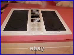 Jenn Air C236w Electric Cooktop With Downdraft Multi Burners & Grill