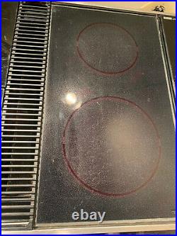 Jenn-Air CVEX4270B Expressions Electric Downdraft Cooktop withGriddle Glass TESTED