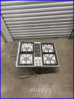 Jenn-Air CVG4280W 4-Burner Gas Downdraft Cooktop
