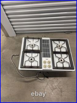 Jenn-Air CVG4280W 4-Burner Gas Downdraft Cooktop
