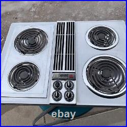 Jenn Air Cooktop 30 Electric Stainless Removable Burners Downdraft C200