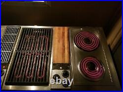 Jenn Air Cooktop 47 Downdraft C301 3 Bay Stainless with Grill and Griddle