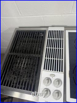 Jenn Air Downdraft Cooktop Vintage White 47 Electric 3 Bay Cartridge/Grill Jenn Air Downdraft Cooktop Vintage White 47 Electric 3 Bay Cartridge/Grill