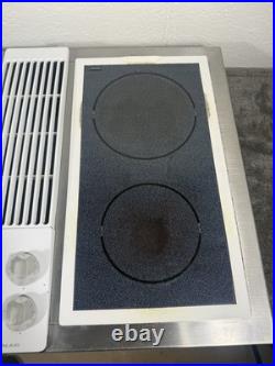 Jenn Air Downdraft Cooktop Vintage White 47 Electric 3 Bay Cartridge/Grill Jenn Air Downdraft Cooktop Vintage White 47 Electric 3 Bay Cartridge/Grill