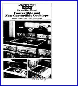 Jenn-Air Downdraft Electric Cooktop 2 burner, Grill, Griddle C101 89889