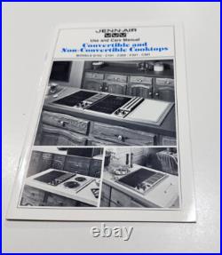 Jenn Air Electric Cooktop Downdraft Grill Model G102 TESTED Installation Sheets