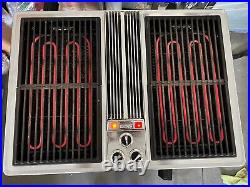 Jenn Air Electric Cooktop Downdraft Twin Grill Vintage Mod 2370EGS TESTING VIDEO